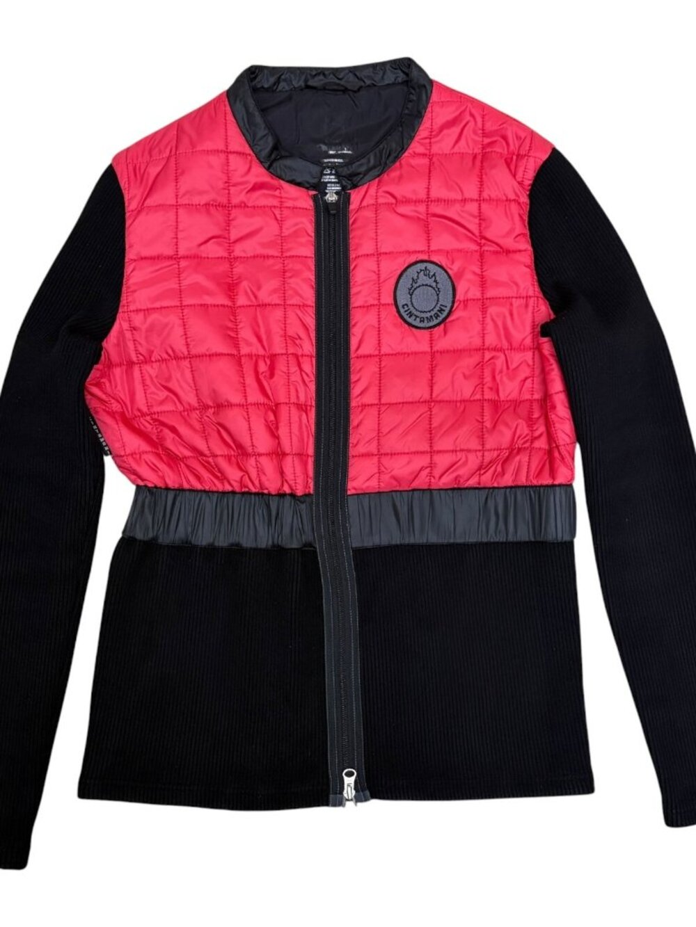 CINTAMANI Puffer Jacket Winter Red Insulated Light Coat Womens Large